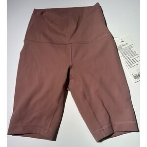 Lululemon wunder train high rise short 8" color Spiced Chai SZ 0